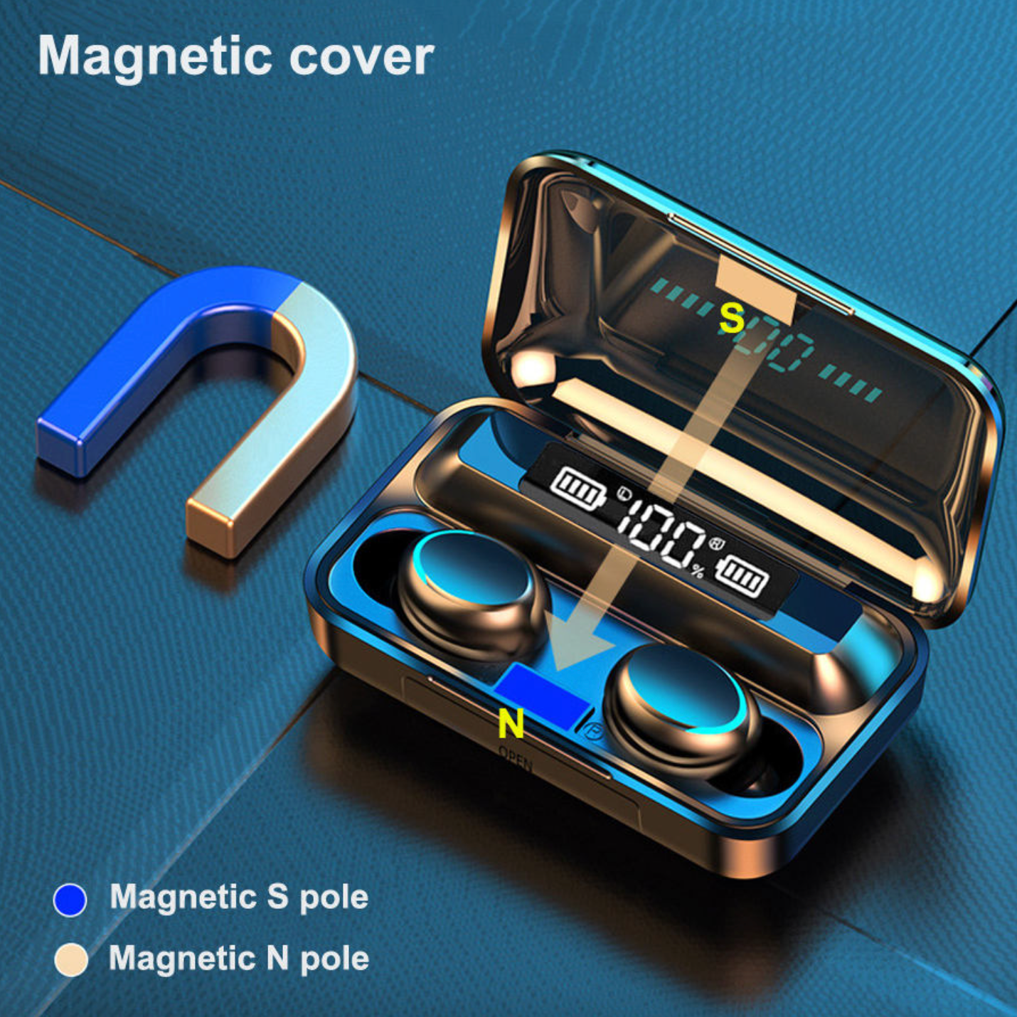 F9 TWS Gaming Earbuds – Bluetooth 5.1 Wireless Earphones