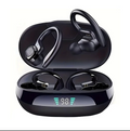 SP16 TWS Wireless Sports Earphones – Stereo Bass Earbuds with Ear Hooks & Microphone