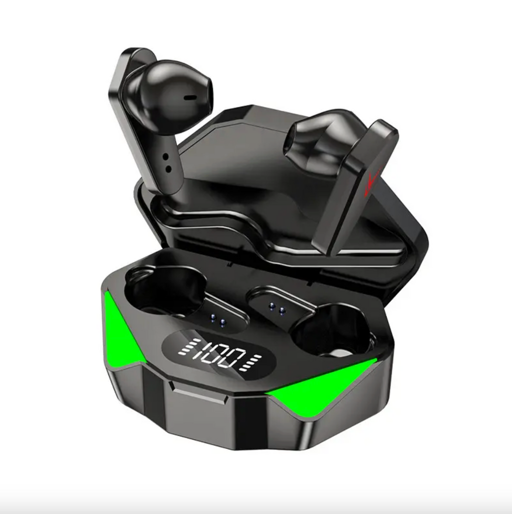 TWS X15 Gaming Earbuds – Wireless Bluetooth Headphones with LED Display & Low Latency