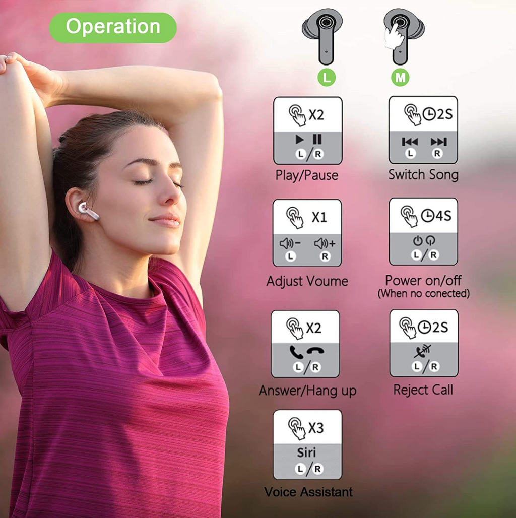 TWS X15 Gaming Earbuds – Wireless Bluetooth Headphones with LED Display & Low Latency