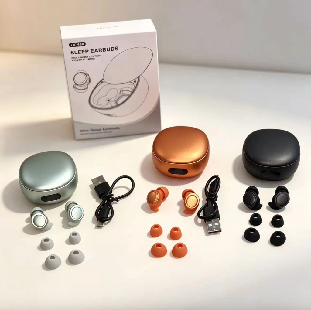 Mini TWS Sleep Earbuds – Wireless In-Ear Earphones with ANC & ENC, IPX5 Waterproof