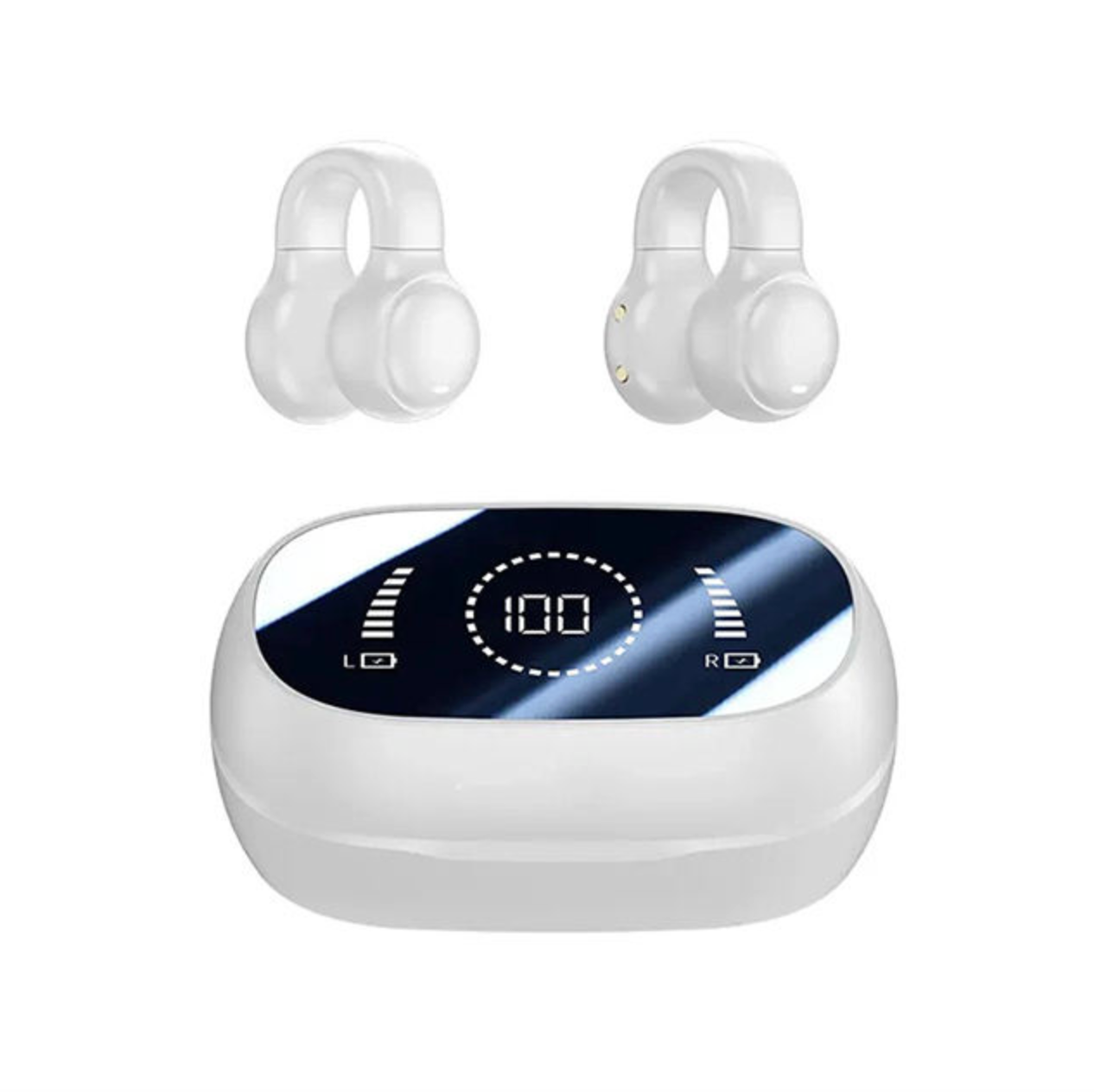 MK-013 Wireless Earbuds – Bluetooth 5.3 Half In-Ear Hi-Fi Earphones with IPX5 Water Resistance